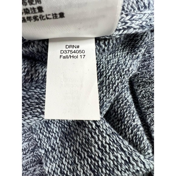 Eddie Bauer Sweater Mens Large Blue Marled Cotton Crewneck Pullover - Picture 6 of 9